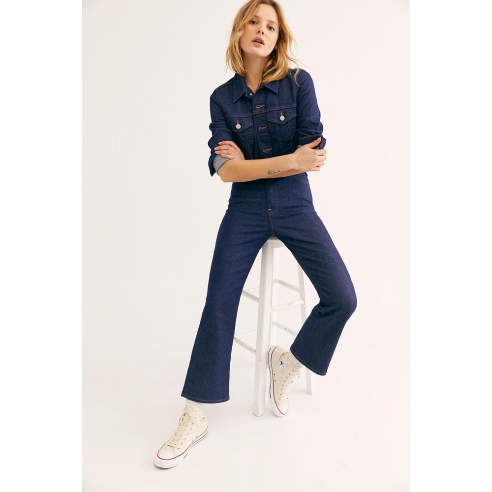 NWT Free People Levi's Kickflare Jumpsuit
